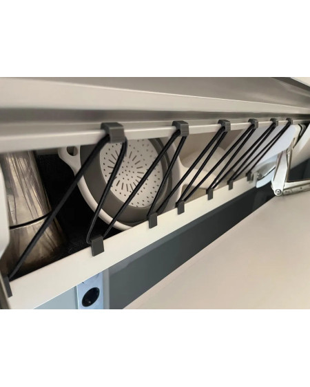 Zestaw zaczepów z linką elastyczną – szafka dolna VW Grand California