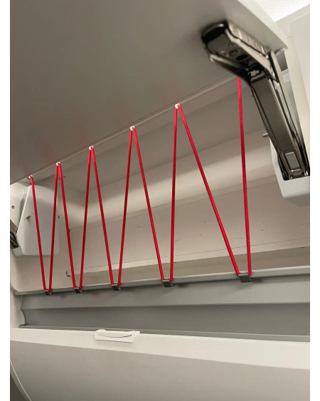 Zestaw zaczepów z linką elastyczną – szafka górna prawa VW Grand California