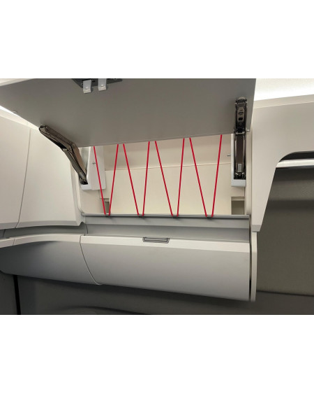 Zestaw zaczepów z linką elastyczną – szafka górna lewa krótka VW Grand California