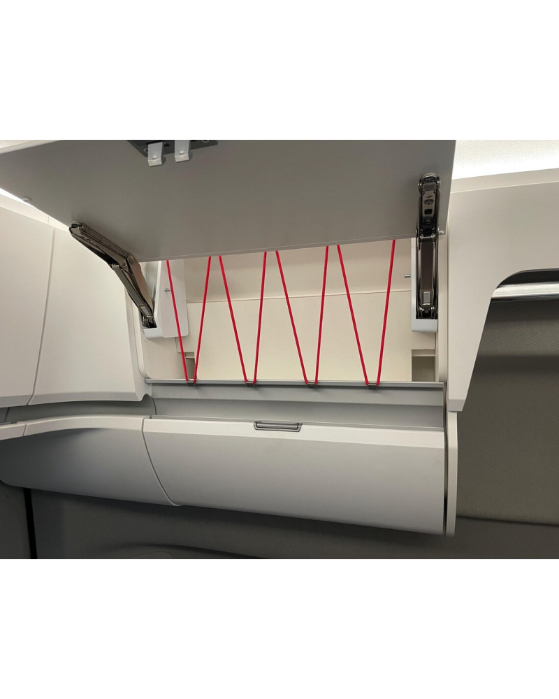 Zestaw zaczepów z linką elastyczną – szafka górna lewa krótka VW Grand California