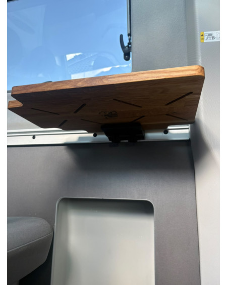 Oak Cutting Board with Mounting Bracket – Table Extension Compatible with Dometic Kitchen VW Grand California 600/680